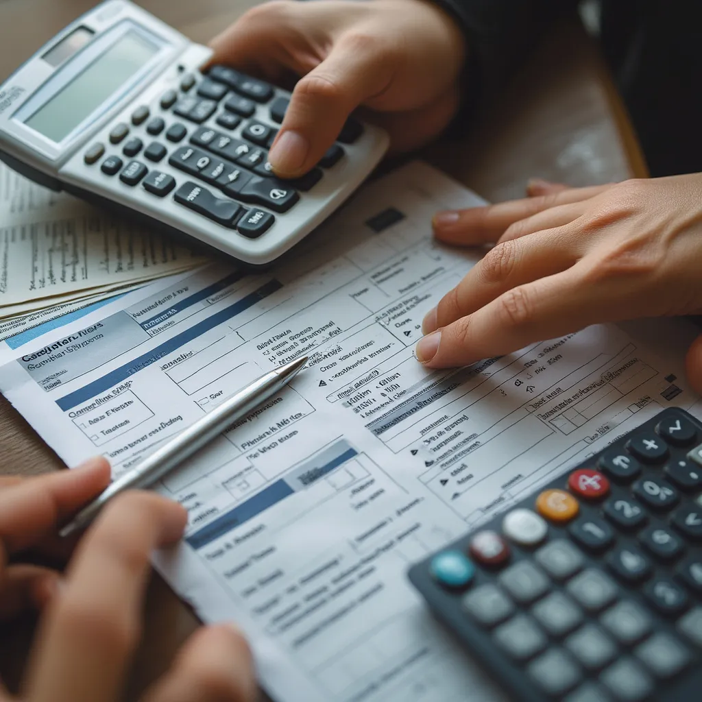 Interface de simulateur fiscal